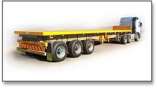 Prime Flat Deck Trailer Yellow