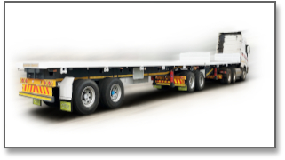 Prime Flat Deck Trailer White